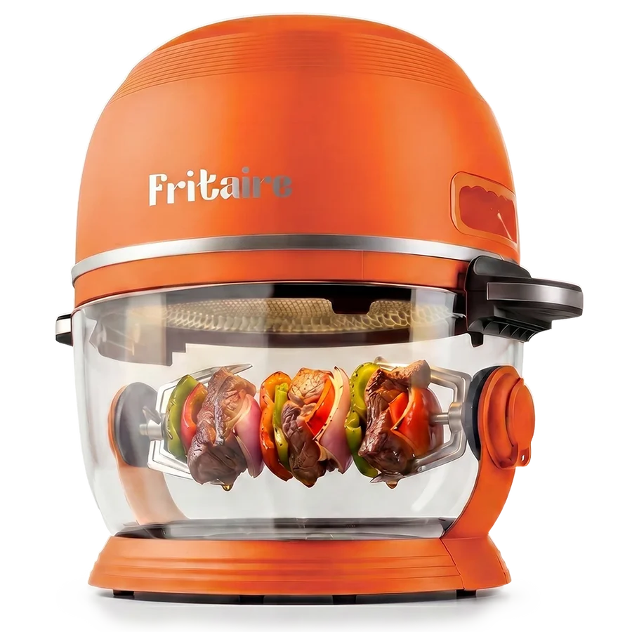 Fritaire-ilmakeittimen oranssi malli